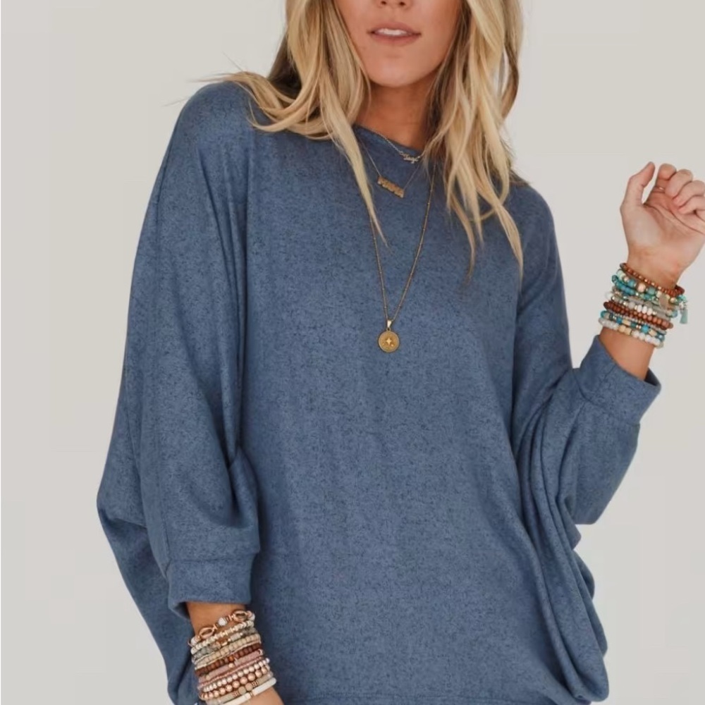 Three Bird Nest Fly With Me Batwing Sleeve Knit Sweater
